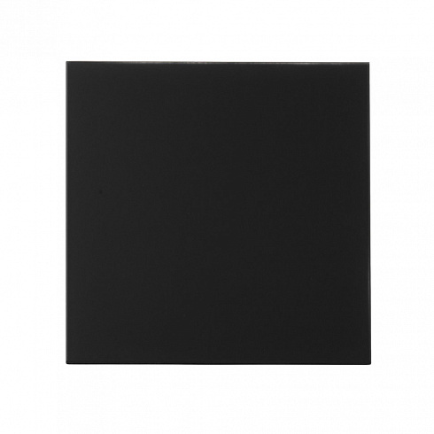 Вытяжной тонкий вентилятор SlimVent МV 100, стекло квадрат черный матовый