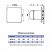 Панель декоративная AEON D100/125 179х179 металл Gray DICITI